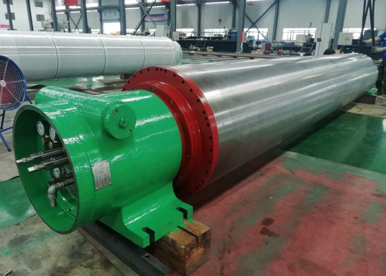 Paper Making Machine Vacuum Press Roll For Dewatering Wet Paper Sheets