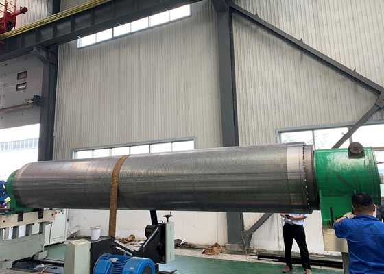Paper Making Machine Vacuum Press Roll For Dewatering Wet Paper Sheets