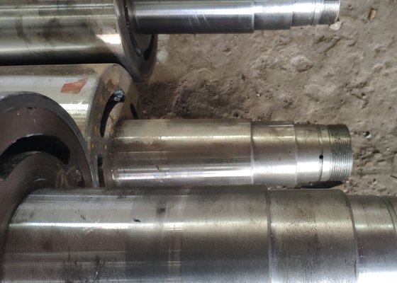 Paper Making Machine Felt Leading Guiding Roller Chromed Carbon Steel Material